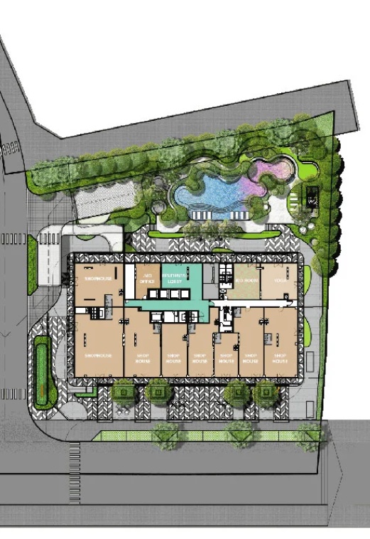 Mặt bằng layout tầng điển hình tháp The Aster dự án Urban Green