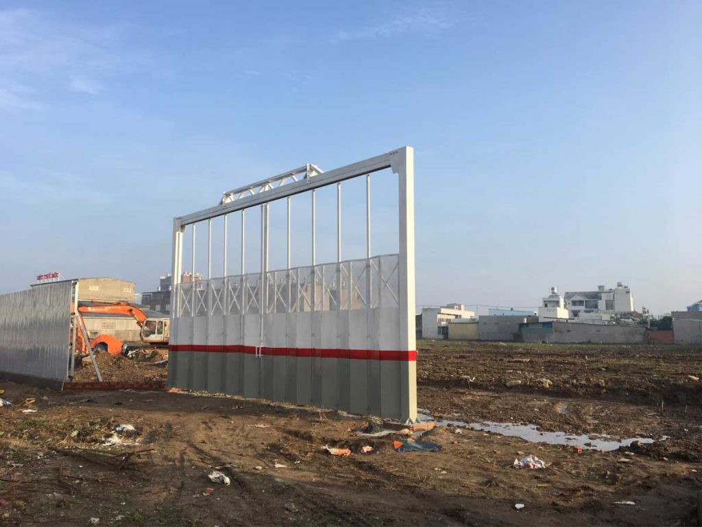 Khung kết cấu đầu tiên trên công trường Urban Green tháng 12 năm 2021