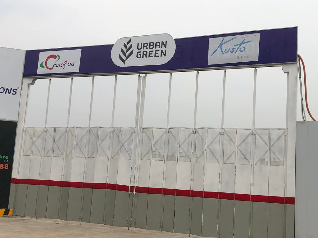 Bảng tên dự án Urban Green tại lễ khởi công